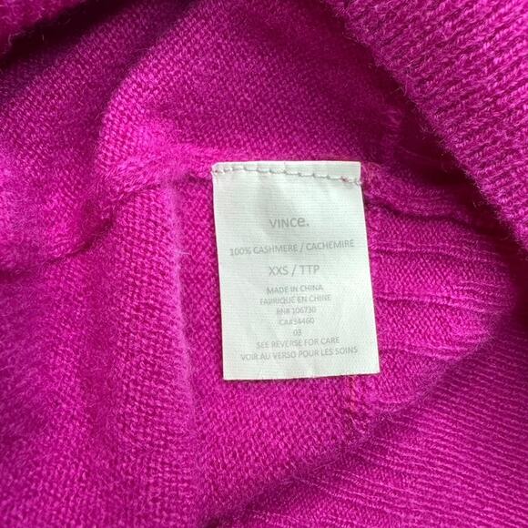 Vince Women’s Pink Cashmere Sweater XXS - Picture 7 of 8